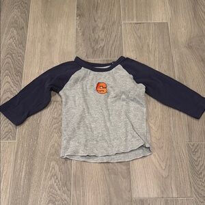 Creative Knitwear Kids Syracuse University Grey Navy Long Sleeve Shirt 18 Months